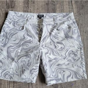Mens marble shorts